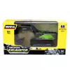 Huina excavadora oruga de metal verde 1:50