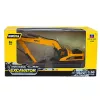 Huina excavadora oruga de metal con brazo móvil amarilla 1:50