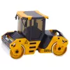 Huina 1:50 rodillo compactador de metal vehículo de obra amarillo