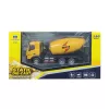 Huina 1:50 camión hormigonera de metal fundido vehículo de obra amarillo