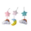 LEAN TOYS móvil de cuna para bebé Sky con sonido rosa
