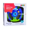 LEAN TOYS volante interactivo para niños pequeños con luz y sonido verde-azul