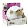 LEAN TOYS peluche oveja para dormir con luz y sonido, blanco