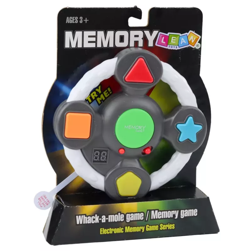 LEAN TOYS juego de lógica electrónico Memory arcade volante con luces y sonidos
