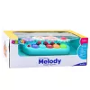 LEAN TOYS Piano interactivo para niños Gears azul