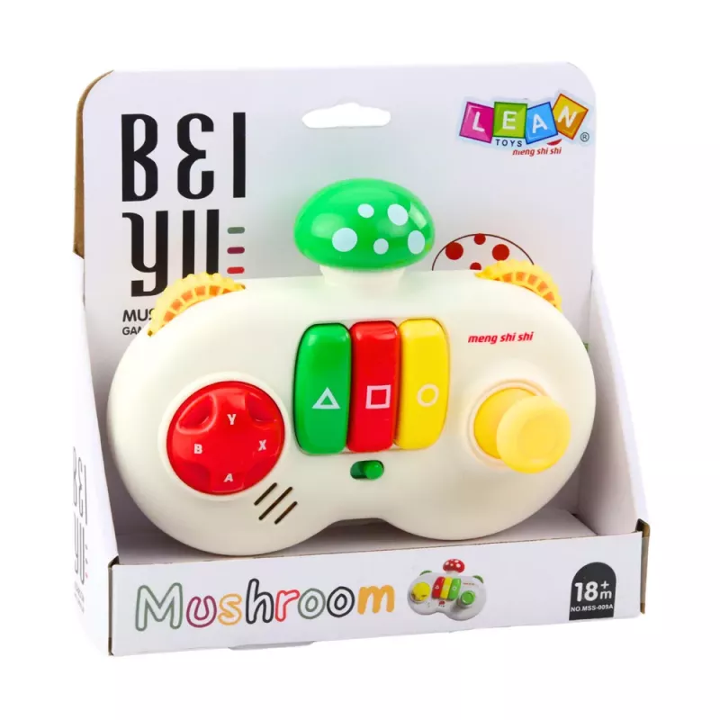 LEAN TOYS Consola interactiva seta sensorial para niños con luz y sonido
