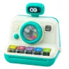 LEAN TOYS Cámara-piano-sonajero interactivo luces sonidos blanco verde