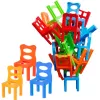 LEAN TOYS Juego arcade sillas en equilibrio 48 piezas multicolor