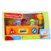 LEAN TOYS Juguete interactivo martillo multicolor hámster construcción de carreteras