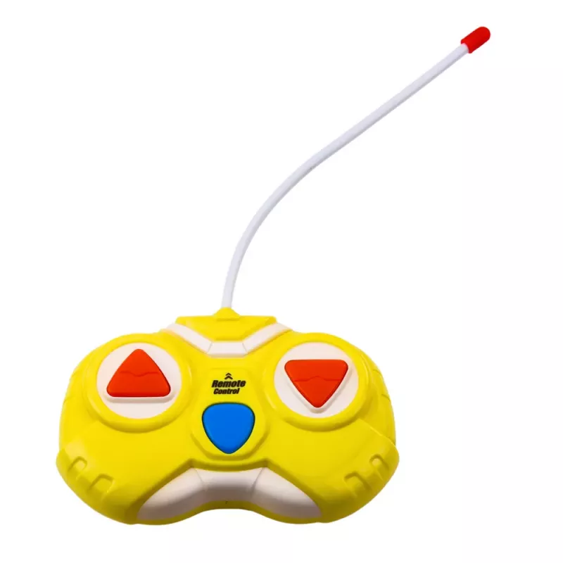 LEAN TOYS Coche RC con mando a distancia para niños pequeños tiburón azul