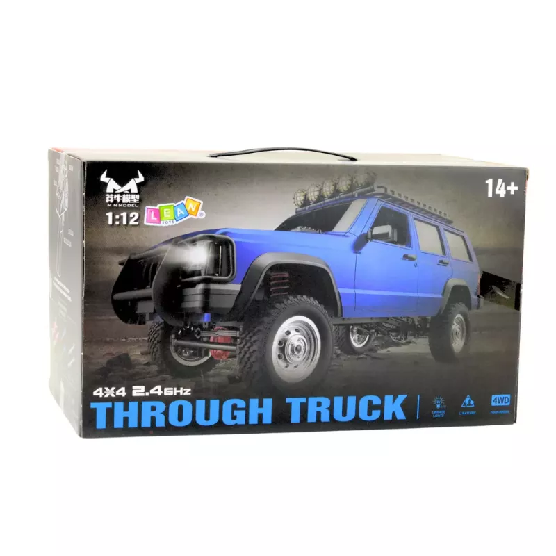 LEAN TOYS MN78 vehículo todoterreno con mando a distancia RC tracción 4x4 azul 1:12