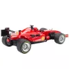 LEAN TOYS Coche de carreras RC con mando a distancia volante luces sonidos 1:12 rojo