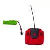 LEAN TOYS Tractor de granja RC verde con mando a distancia con remolque
