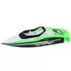 LEAN TOYS Lancha motora RC teledirigida blanco-verde 15cm