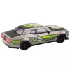 LEAN TOYS Coche deportivo de carreras tracción trasera plata verde