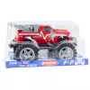LEAN TOYS Vehículo de rescate todoterreno tracción trasera con enganche, rojo 27cm