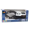 LEAN TOYS Excavadora de orugas cuchara de metal articulaciones móviles giro 360° blanca