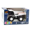 LEAN TOYS Camión volquete piezas de metal con tracción blanco