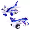 LEAN TOYS Avión de pasajeros a pilas con luces, sonidos y tracción Mix