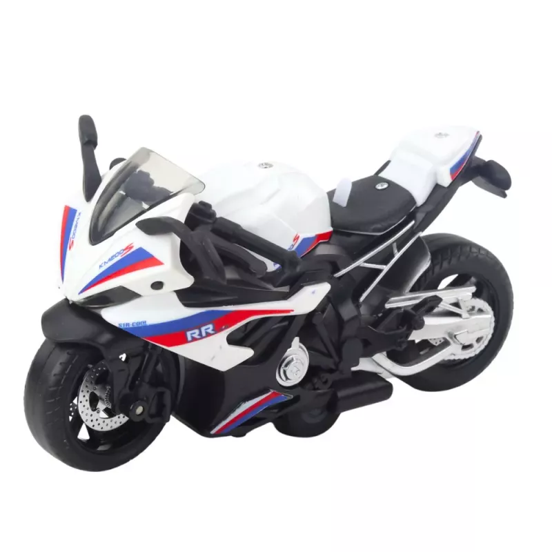 LEAN TOYS Moto deportiva de carreras con luces y sonidos Mix