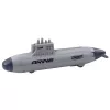 LEAN TOYS Barco submarino lanza torpedos con propulsión gris 28 cm