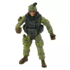 LEAN TOYS Set militar: helicóptero militar y figura de soldado