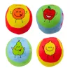 LEAN TOYS Set de pelotas blandas para bebés frutas de colores 4 uds.