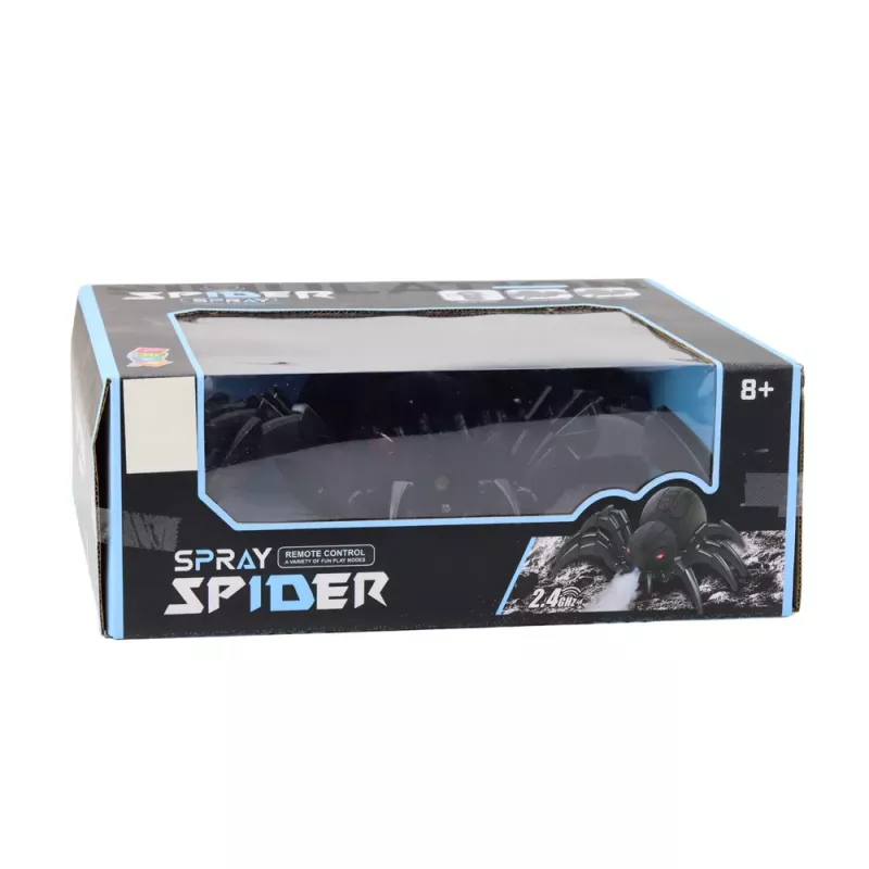 Araña teledirigida RC Black Widow LEAN TOYS con efecto de humo