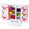 LEAN TOYS Nevera de juguete para niños con zumo de fruta, luces y sonidos, rosa