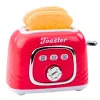 LEAN TOYS Set de electrodomésticos de cocina tostadora batidora luz sonido rosa