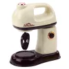 LEAN TOYS Batidora de cocina robot para niños, cabezal giratorio 360°, luces, blanca