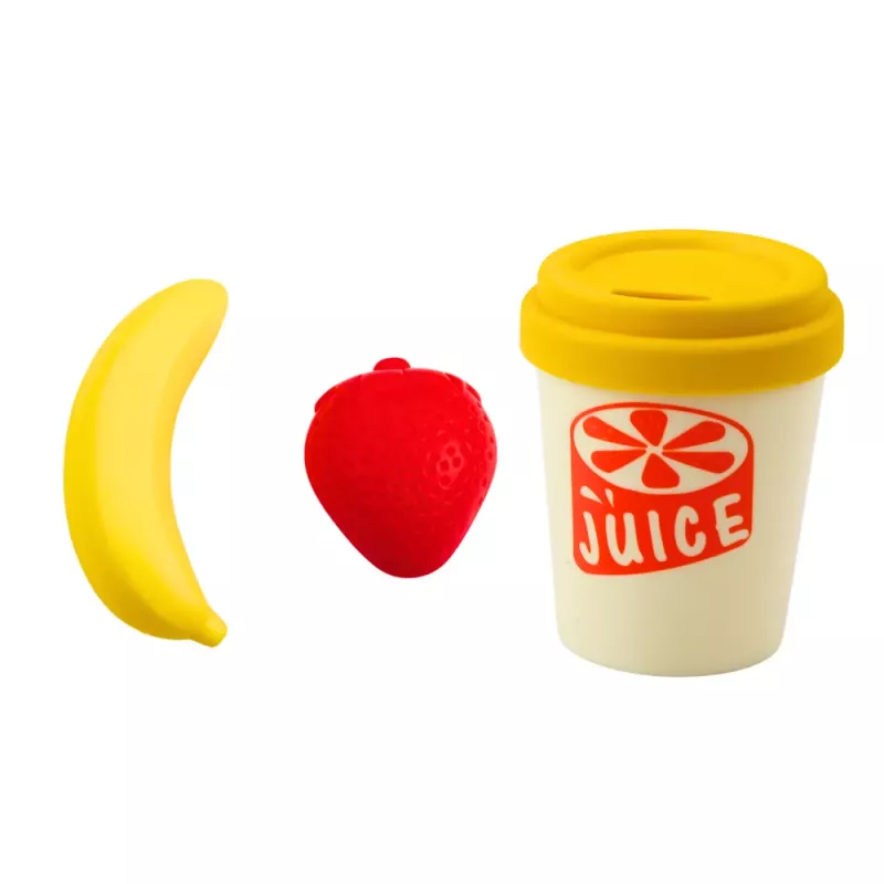 LEAN TOYS Batidora eléctrica para niños con vaso de fruta, efectos de luz y sonidos, verde