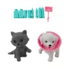 LEAN TOYS Mini muñeca con set de accesorios de veterinaria para tratar perro y gato