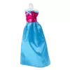 LEAN TOYS Set de vestido para muñeca Anlily con zapatos, bolso, coronas y accesorios, 9 piezas