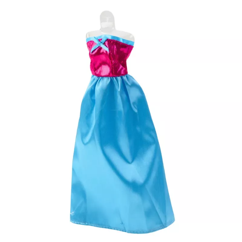 LEAN TOYS Set de vestido para muñeca Anlily con zapatos, bolso, coronas y accesorios, 9 piezas