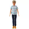 LEAN TOYS Muñeca Anlily chico con accesorios, maleta, palo selfie, gafas y botella