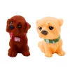 LEAN TOYS Set de figuras perros cachorros adorables goma 8 cm 6 uds.