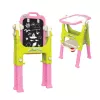 LEAN TOYS Pizarra didáctica 5en1 con silla accesorios multifuncionales rosa