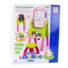 LEAN TOYS Pizarra didáctica 5en1 con silla accesorios multifuncionales rosa