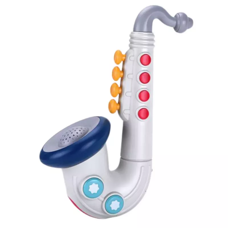 LEAN TOYS Saxofón musical para niños pequeños instrumento interactivo