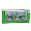 LEAN TOYS Tractor de metal con remolque verde 1:18
