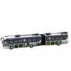 LEAN TOYS Autobús urbano de trolebús teledirigido RC luces transporte público