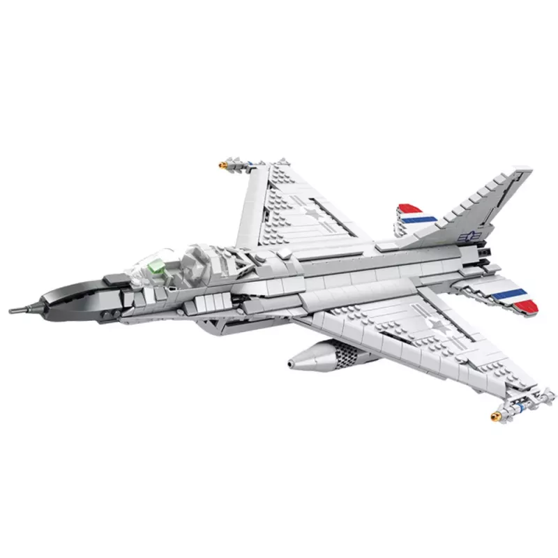 LEAN TOYS Set de construcción F-16 Fighting Falcon 1427 uds.