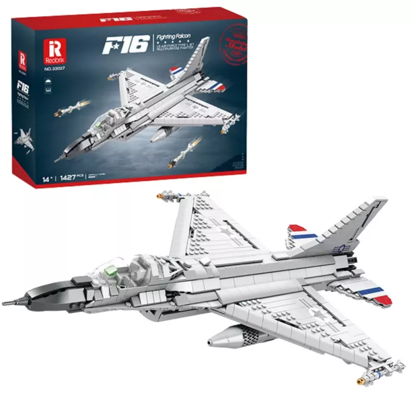 LEAN TOYS Set de construcción F-16 Fighting Falcon 1427 uds.
