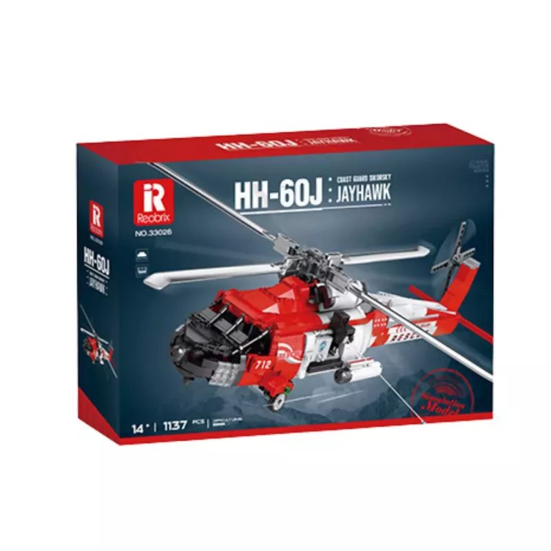 LEAN TOYS Bloques de construcción helicóptero de rescate HH-60J Jayhawk 1137el