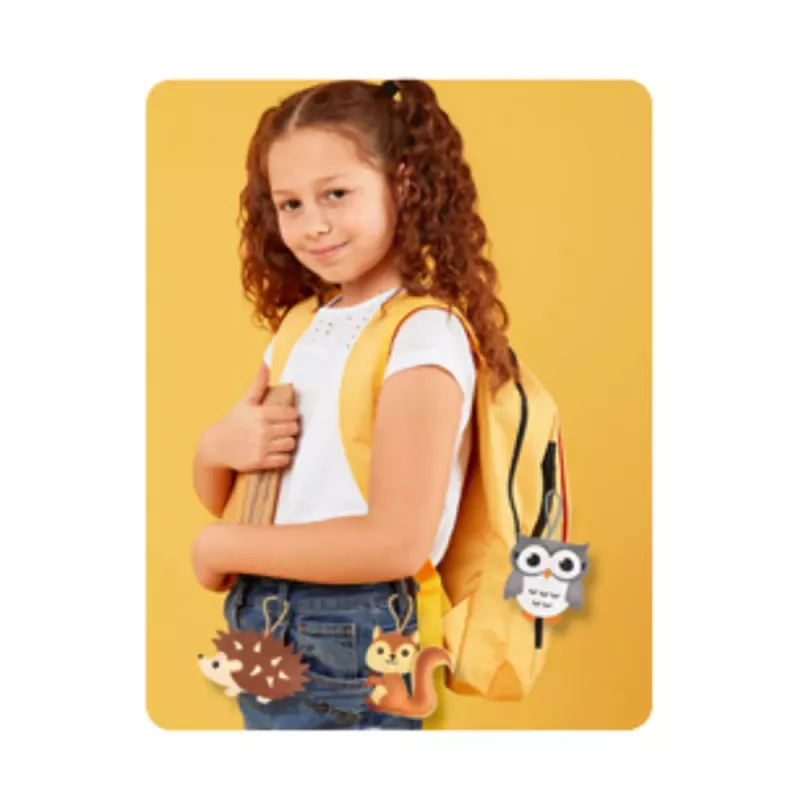 LEAN TOYS Set creativo bordado fieltro animales del bosque 6 uds.