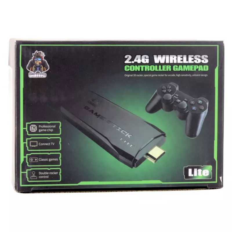 LEAN TOYS Consola de videojuegos retro TV mandos inalámbricos