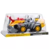 LEAN TOYS Máquina de construcción retroexcavadora con cuchara móvil