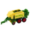 LEAN TOYS Set tractor agrícola con remolque y empacadora
