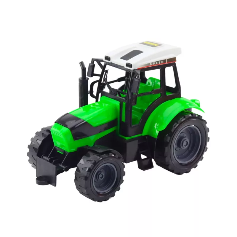 LEAN TOYS Set de tractor agrícola con sembradora, máquina agrícola